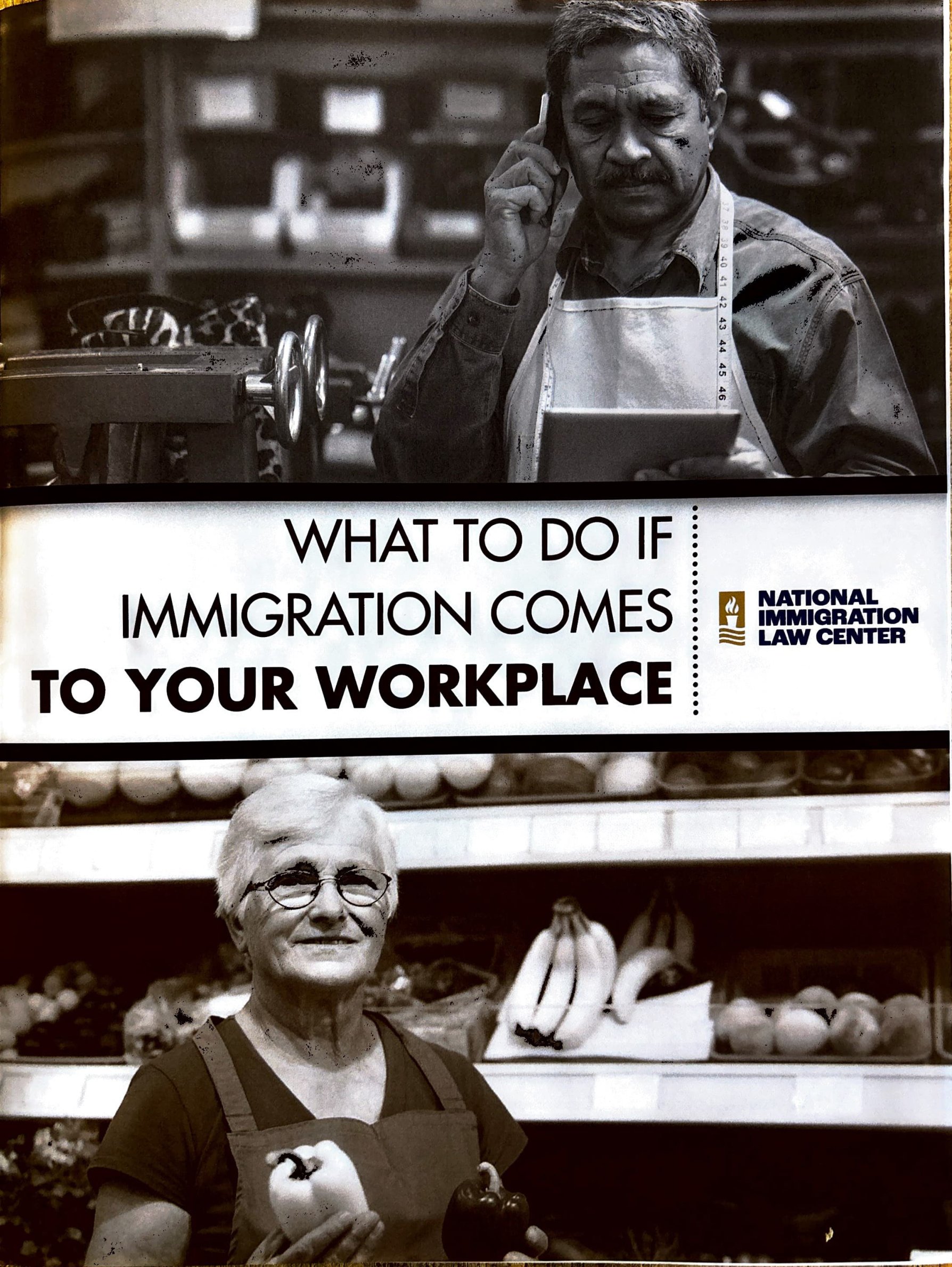 What to Do If Immigration Comes to Your Workplace guidebook cover